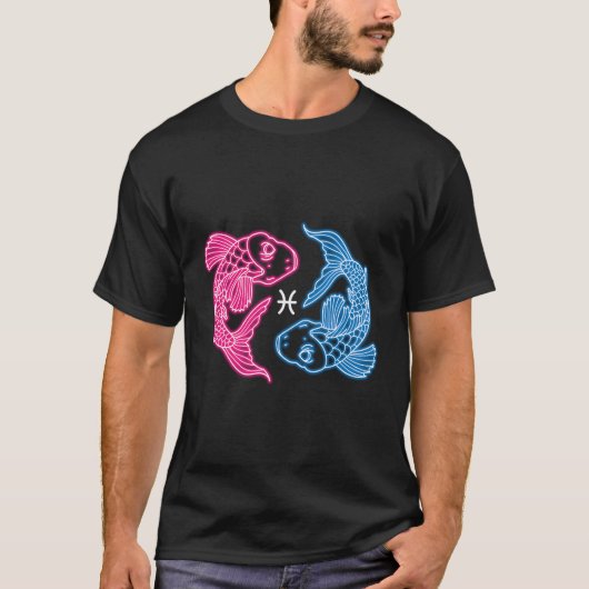 T-shirt SYMBOLE Zodiaque Pisces Astrologie (Devant)