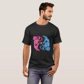 T-shirt SYMBOLE Zodiaque Pisces Astrologie (Devant entier)
