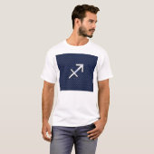 T-shirt Symbole zodiaque Sagittarius Impression en fibre d (Devant entier)