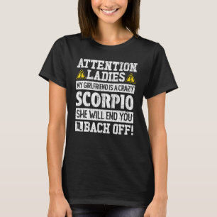 T-shirt SYMBOLE Zodiaque Scorpio Girlfriend Graphique
