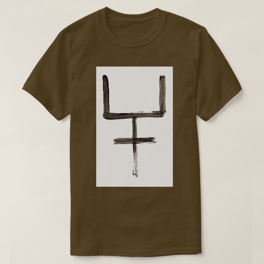 T-shirt Symboles alchimiques Potassium deux (Design devant)