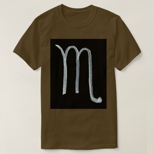 T-shirt Symboles alchimiques Scorpio inversé (Design devant)