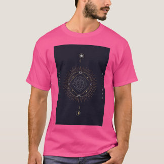T-shirt Symboles astrologiques géométriques carte tarot Tr