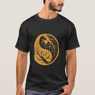 T-shirt Symboles chinois Ying et Yang Trees