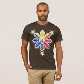 T-shirt Symboles de l'histoire philippine II - blanc (Devant entier)