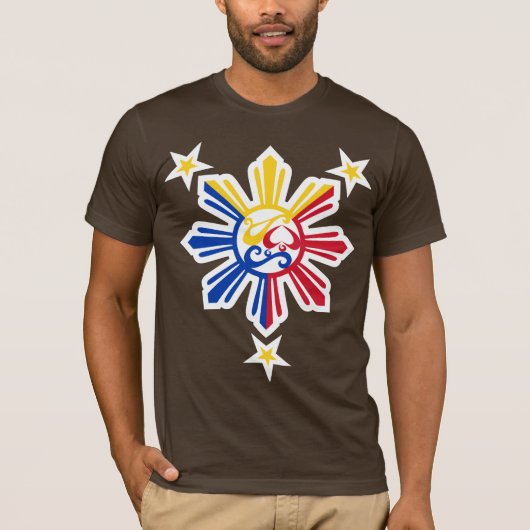 T-shirt Symboles de l'histoire philippine II - blanc (Devant)