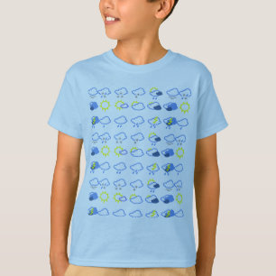 T-shirt symboles de temps simples