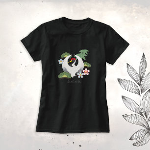 T-shirt Symboles japonais chanceux Fête Noir