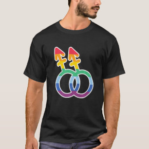 T-shirt Symboles Lgbtq Gay Rights Fière Fierté Arc-en-ciel