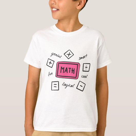 T-shirt Symboles mathématiques Étudiants et parents (Devant)