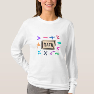 T-shirt Symboles mathématiques pour les élèves et les pare