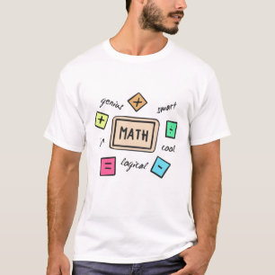 T-shirt Symboles mathématiques pour les élèves et les pare