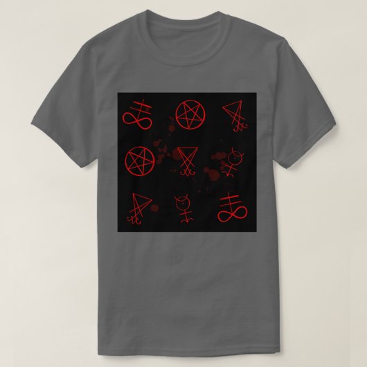 T-shirt Symboles occultes (Design devant)