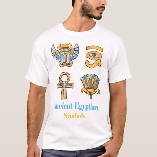 T-shirt Symboles pharaoniques égyptiens anciens (Devant)