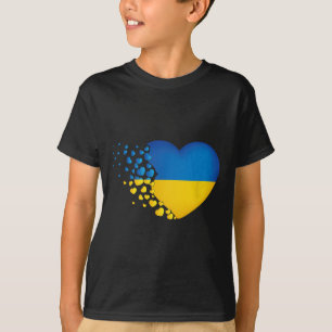 T-shirt Symboles ukrainiens Drapeau ukrainien Cœur Amour