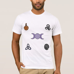 T-shirt Symboles wiccan et païen