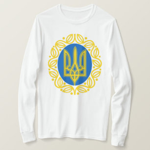 T-shirt symbolique ukrainien à manches longues de 