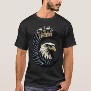 T-shirt "Symbolisme majestueux : l'aigle couronné et le Bo