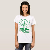 T-shirt Sympa arbre vert (Devant entier)