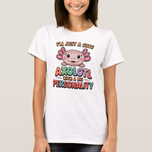 T-shirt Sympa Axolotl drôle dicton design coloré cadeau