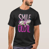 T-shirt Sympa Axolotl souriant souriant souriant souriant  (Devant)