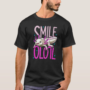 T-shirt Sympa Axolotl souriant souriant souriant souriant 