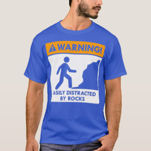 T-shirt Sympa Geologistes Chemise Avertissement Signal Géo