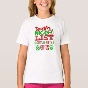 T-shirt Sympa Père Noël Liste Chemise - Noël en famille!
