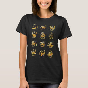 T-shirt Sympathique chinois Zodiac Signes animal lunaire N