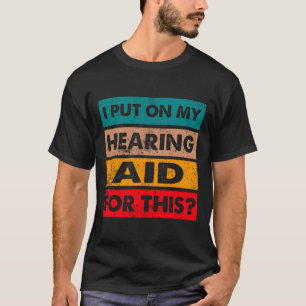T-shirt Sympathique Fierté Sourde Signe de sensibilisation