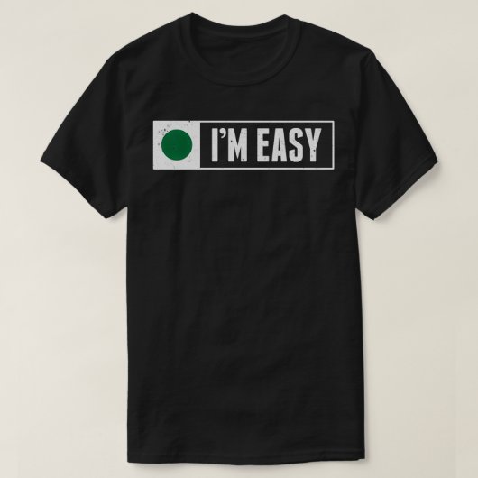 T-shirt Sympathique Im Easy Snowboard Ski Mountain Sign Re (Design devant)