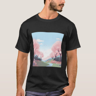 T-shirt Symphonie Pétale apaisante Subtile K Blossom Peint