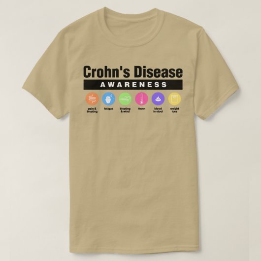 T-shirt Symptômes de sensibilisation à l'invalidité des ma (Design devant)