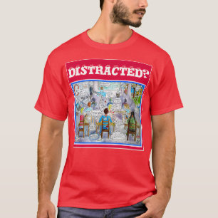 T-shirt Symptômes de TDAH illustrant ce que ressent une cl
