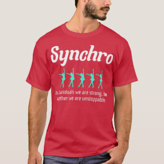 T-shirt Synchro Synchronisé Patinage artistique Patinage s