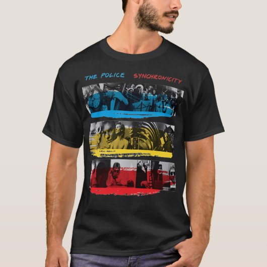 T-shirt Synchronicité Police (Devant)