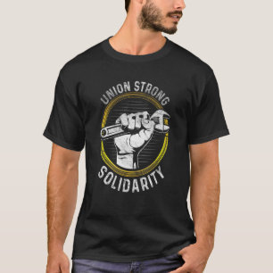T-shirt Syndicat Solide Solidarité Travailleur de la Fête 