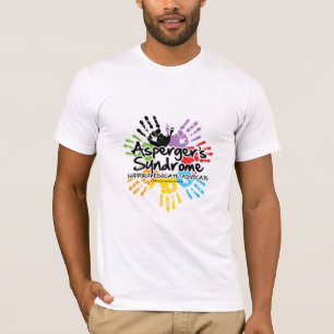 T-shirt Syndrome d'Asperger Handprint
