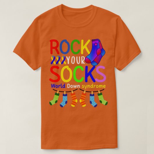 T-shirt syndrome de Down (Design devant)