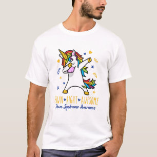 T-shirt Syndrome de Down Right Awesome World Down