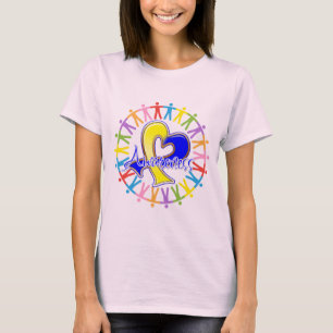 T-shirt Syndrome de Down unissent dans la conscience