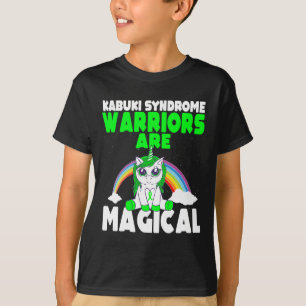T-shirt Syndrome de Kabuki Ruban Vert de Sensibilisation M