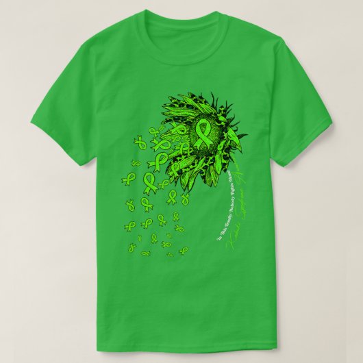 T-shirt Syndrome de Kabuki Sensibilisation tournesol perso (Design devant)