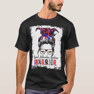 T-shirt Syndrome de Nutcracker Renal Guerrier Bleu Rouge R