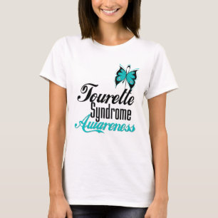 T-shirt Syndrome de Tourette de conscience de papillon