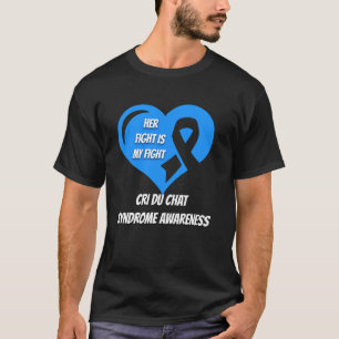 T-shirt Syndrome du Cri du Chat Sensibilisation