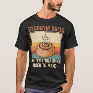 T-shirt Synonyme Astucieux Roule Citation Grammaire Jeu de
