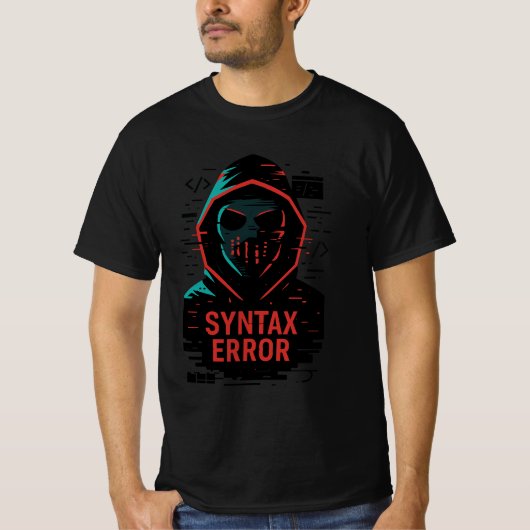 T-shirt Syntax Error (Devant)