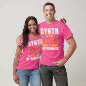 T-shirt Synth Est La Bacon D'Instruments Synth Pop Fun 80 (Unisexe)