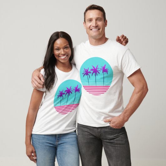 T-shirt Synth été Vibes tropicales Tee! (Unisexe)